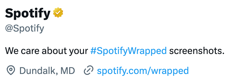 Spotify tweet media