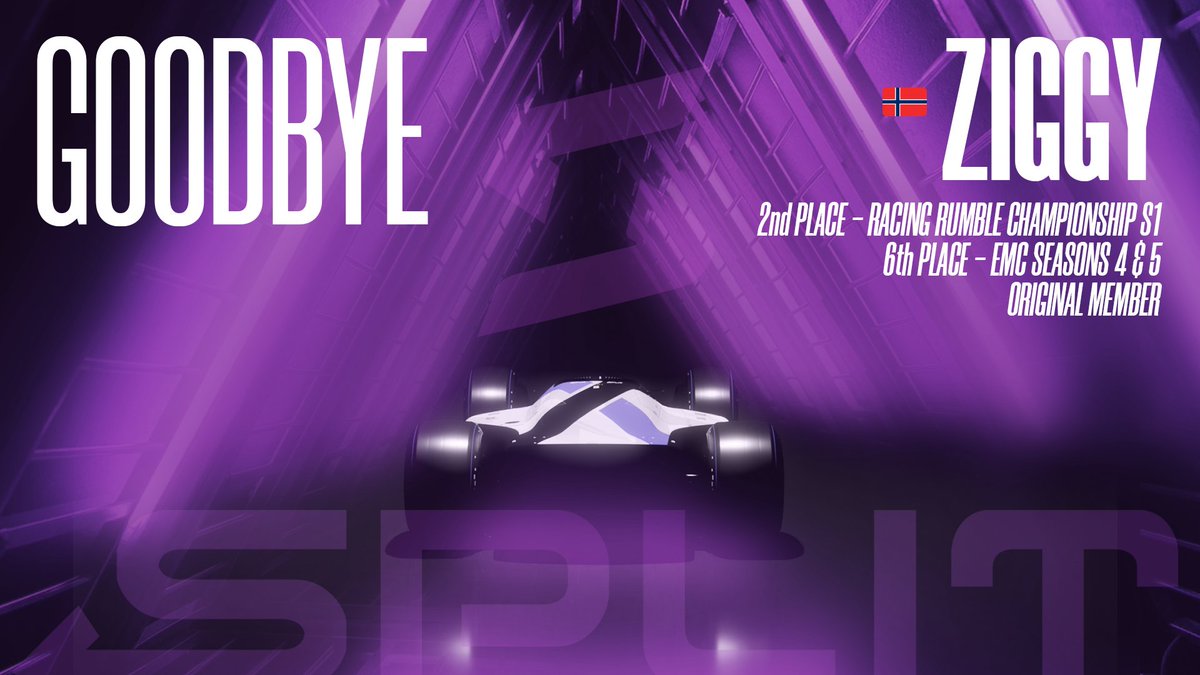 ZIGGY RETIRES FROM COMPETITIVE TRACKMANIA

Thank you <a href="/SigurdMikkelsen/">Ziggy</a> for being part of the team since day 1 and we wish you all the best for the future! 💜
