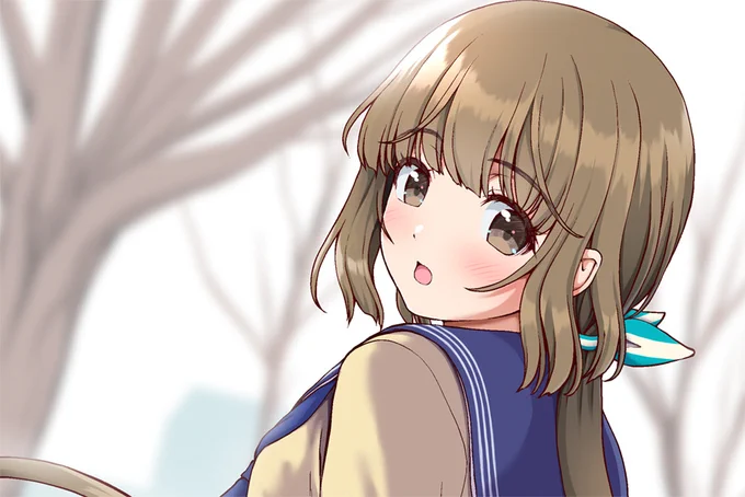 もうちさんのアイマスエクスポでの新刊よしのん合同に参加しています。個人的に何気に一番好きなじぇーけー姿。 