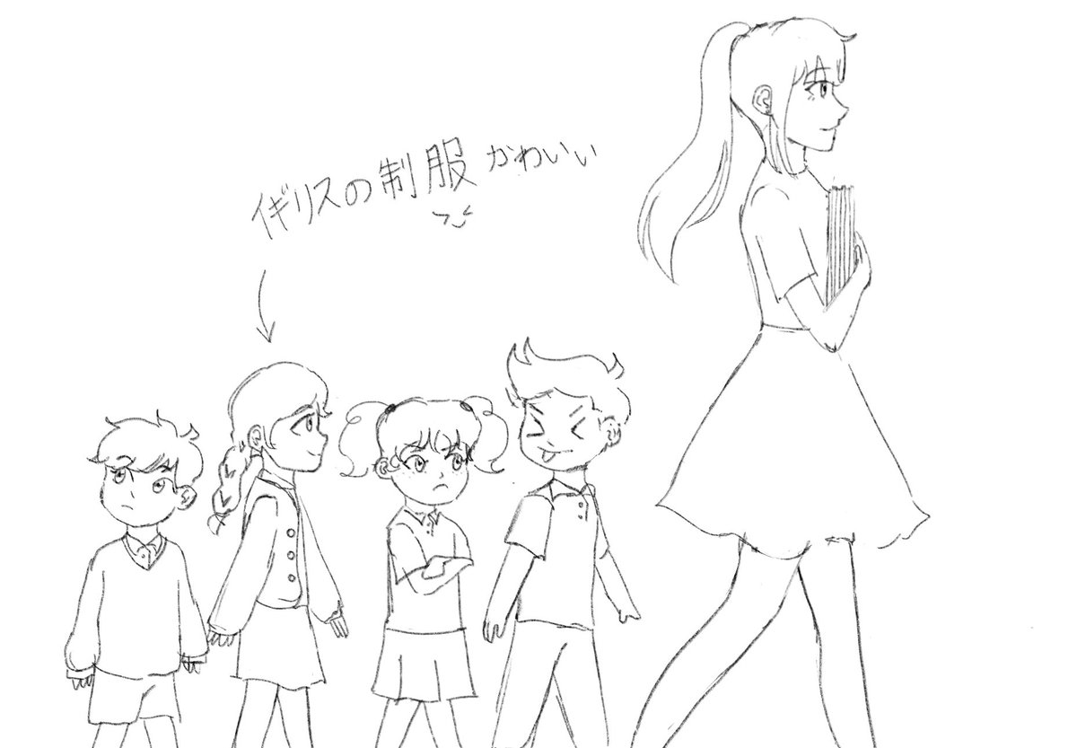 euxliv's tweet photo. マンガコンセプトアート〜
(日本語まだ勉強しているだから手違いあればすみません🙏)

最近小学校の先生になったからたくさん面白い物語があるね！www
#マンガ　#アニメ　#イギリス人 https://t.co/3E5NH2poyb