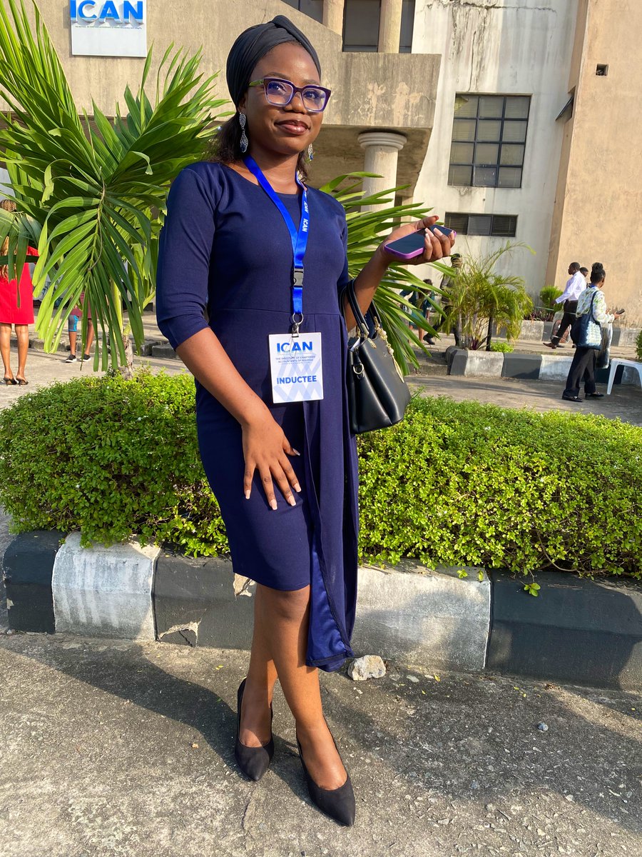 AdejumokeZainab's tweet photo. Reintroducing.. 
Zainab Sobodun Adejumoke 
BSc, AAT, ACA..
Alhamdulillah 🤩🎉❤️

#ICAN #ICANinduction https://t.co/sfArtw6Jfc