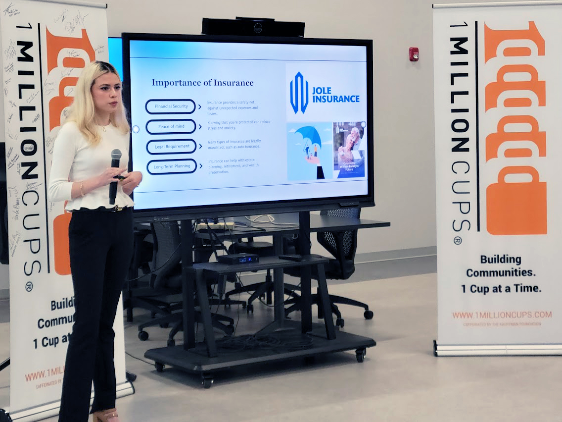 1millioncupsbtx's tweet photo. ☕ What a way to start the day!

This week at #1MillionCups, we heard:

🏡 Ricardo Rubiano, RubiGroup Capital: Turning real estate passion into success.
📋 Keyla Ugarte, Jule Insurance: Building trust &amp; results in business.

Join us on Wednesdays, at 9 AM!

📍 1304 E Adams St https://t.co/lp9TABLYgF