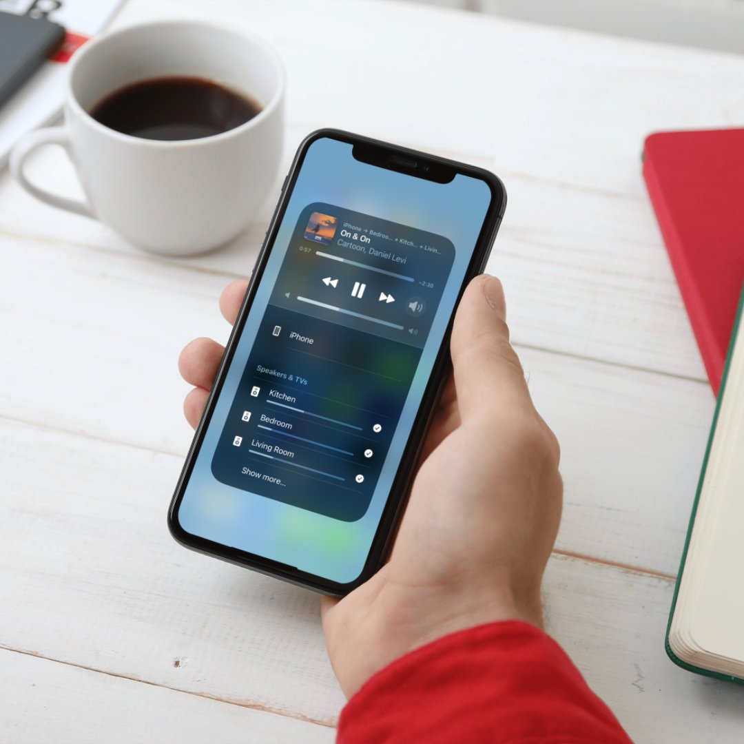 Control your home’s soundtrack with a single tap. With Dio and AirPlay, every room becomes a stage. 🎶

#SmartSound #MultiRoomAudio #AirPlay"