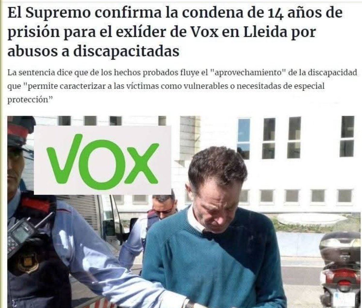 Poco me parece 14 años para este miserable hdlgp....a ver los que cumple...estos mierdas en la cárcel son santos...14 años estaría bien en una cárcel Nigeriana...