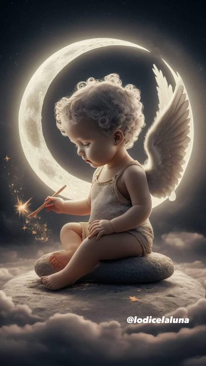 Lodicelaluna's tweet photo. Te regalo este angelito de Navidad cargado con la mejor energía para que llene de amor, paz y prosperidad tu casa y tu familia. 
Que en estas fiestas la magia de la luz y la unión te acompañen siempre. 🎄✨”
Dale RT para que llegue a todos los hogares que lo están necesitando. https://t.co/RsMYgde6Hi