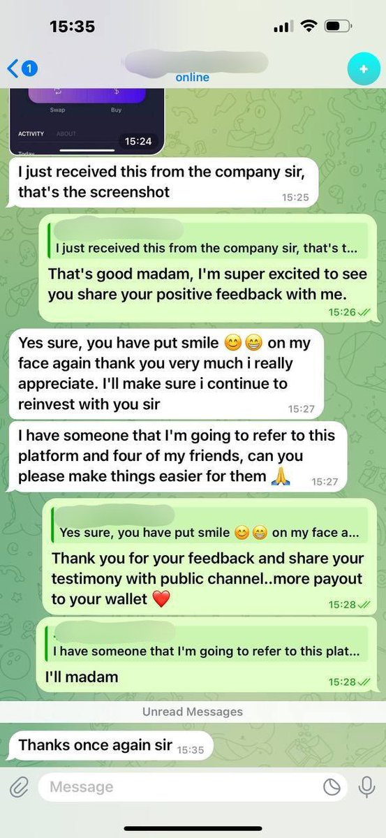 CreaderSmith's tweet image. Congratulations to my investors