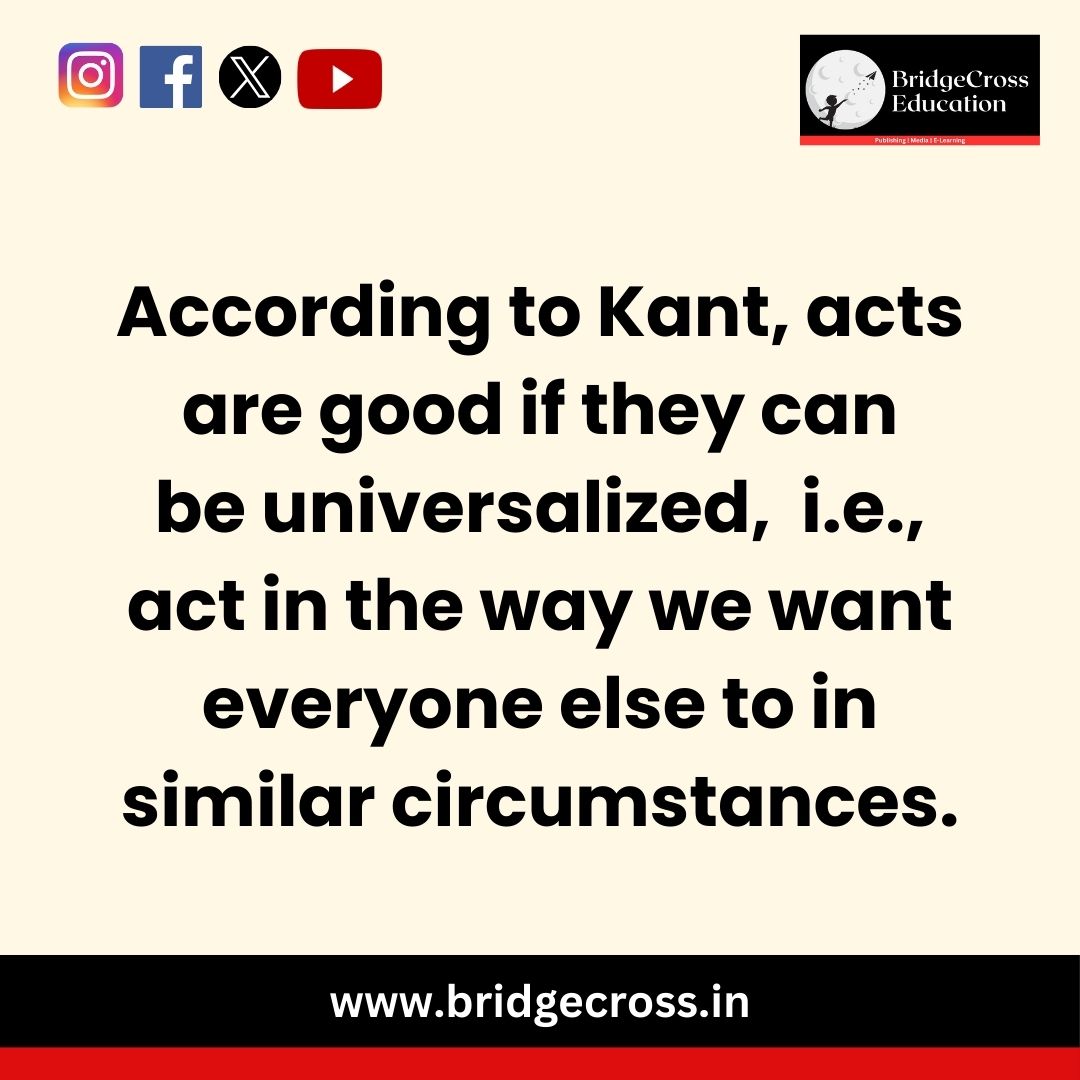 Bridgecrossedu's tweet photo. Rationalism, a deontological theory by Immanuel Kant, teaches that true morality comes from acting out of duty, not pleasure.   Ready to explore #ethics, integrity, &amp; aptitude for #upsc2025 ?  Get your copy now! https://t.co/BIpUoKCYfZ https://t.co/wtxRoInzHQ