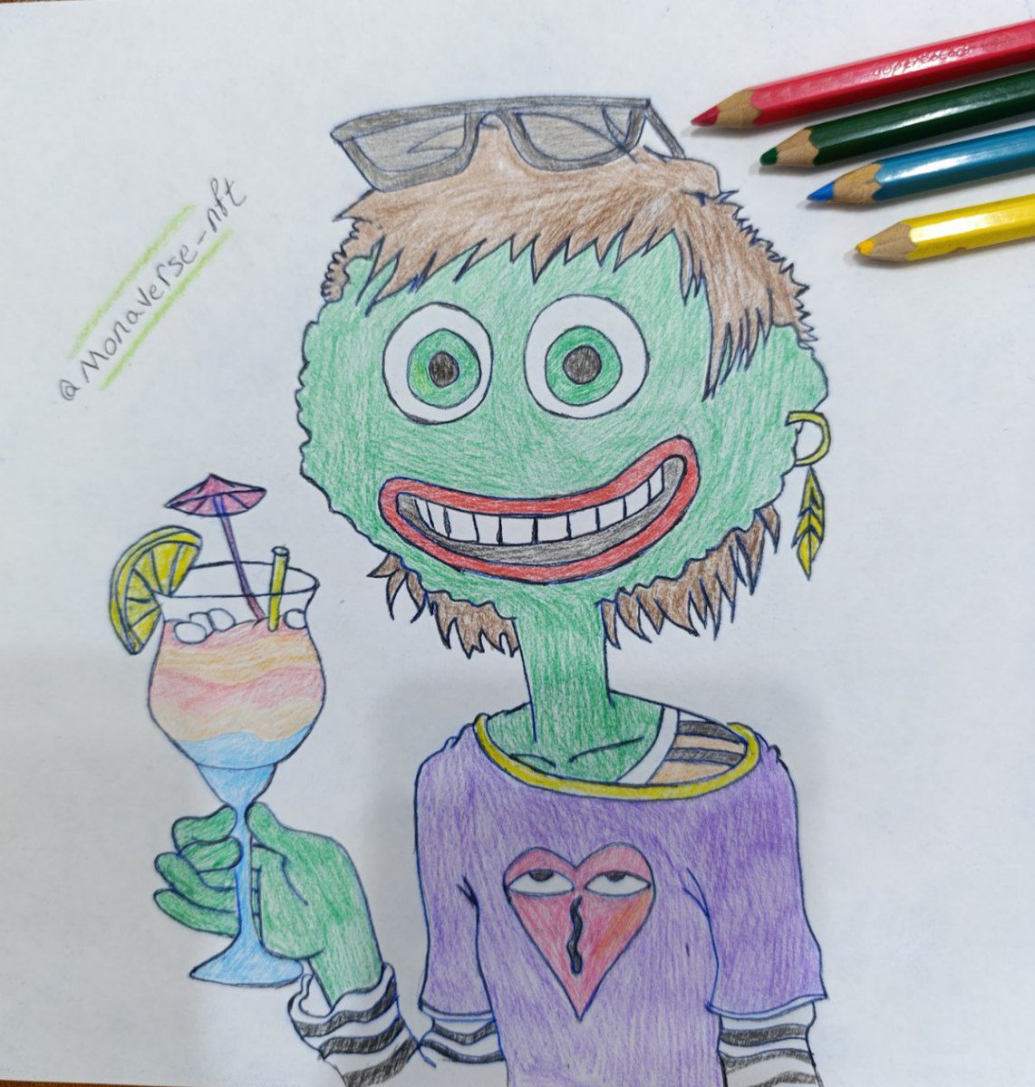 monaverse_nft's tweet photo. "My drawing for @CannaSapiensNFT 🎨🌿
I hope you like it! ✨😊"

@0xTama_