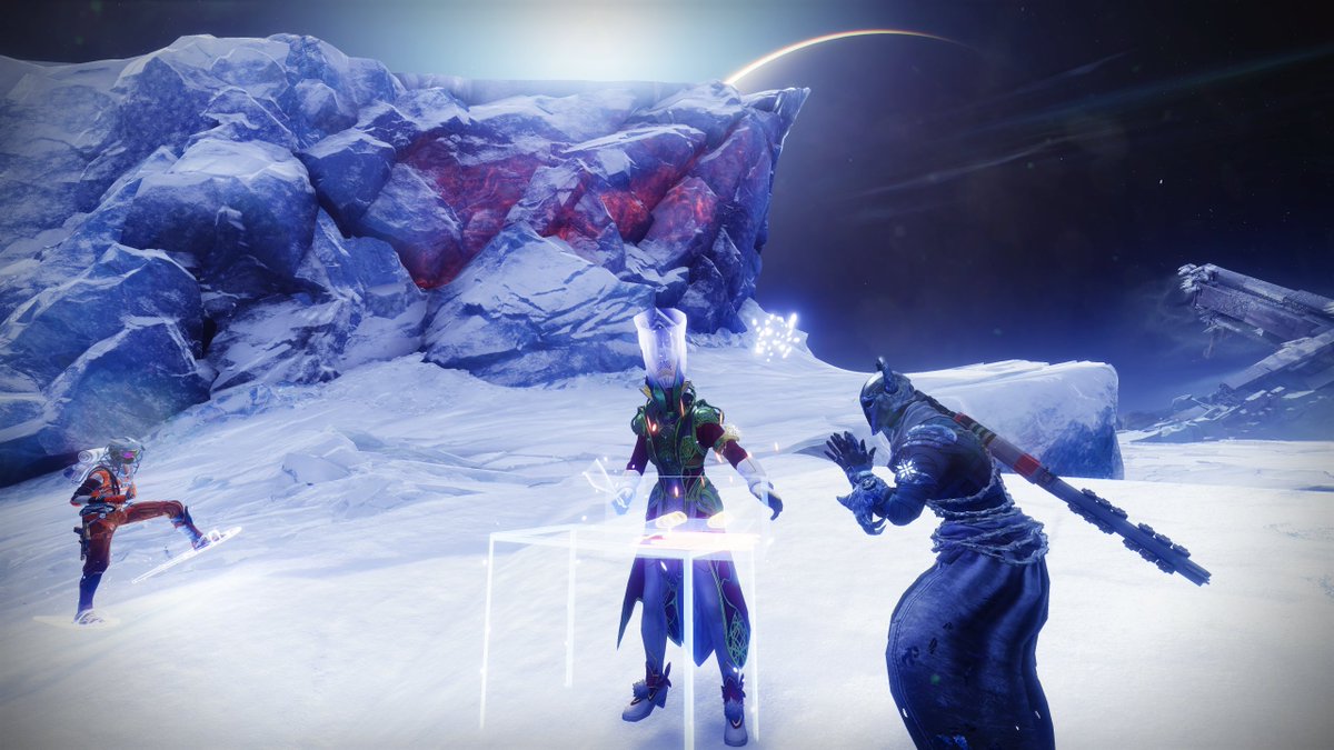 Foggerr_'s tweet photo. #DawningFashion #Destiny2 @Destiny2Team  @A_dmg04 
Two warlocks baking cookies for a hungry hunter on a snowy mountain!

Participants bungie id's:
Foggerr#9525
hohkoharakka#3523
Jonizmo#4310 https://t.co/5msuJupr6L