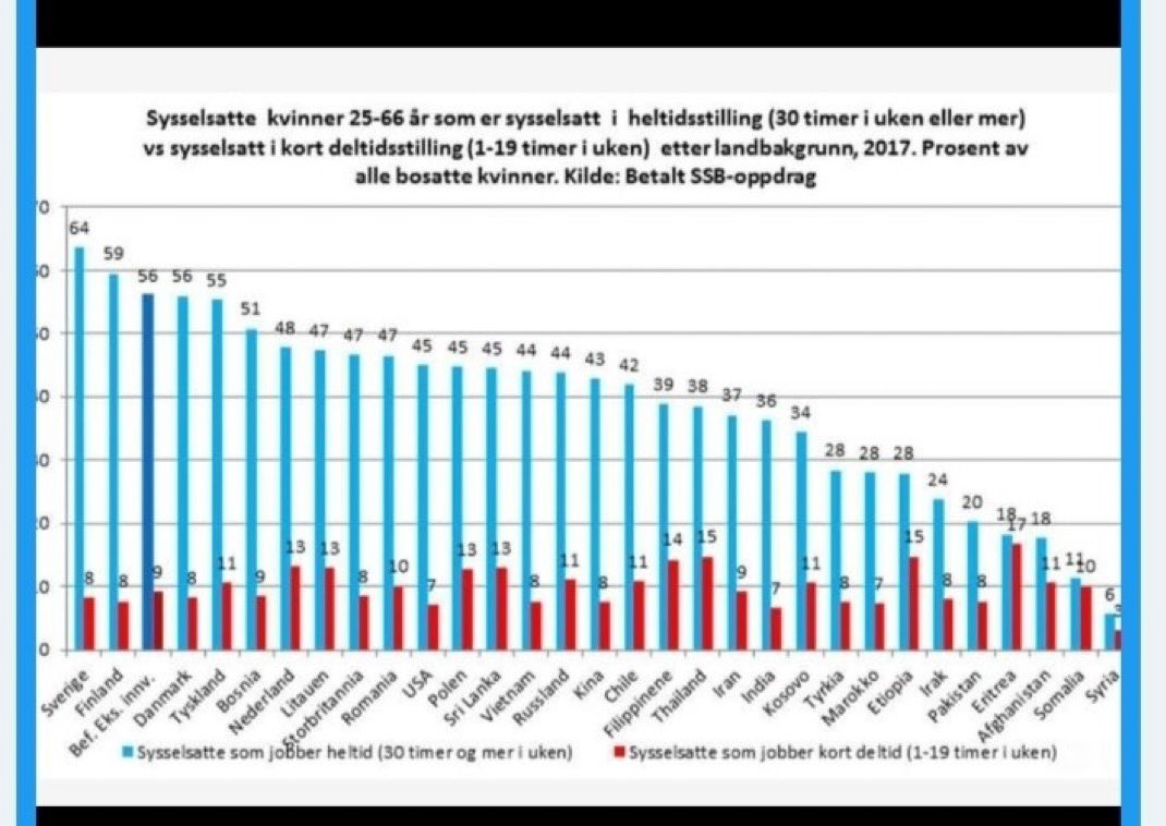 Syria er atter fritt! 

I den forbindelse publiserer vi i SSB statistikk over hvor flinke Syrere er til å delta i arbeidsstyrken og hvor mye de bidrar med i Norge.