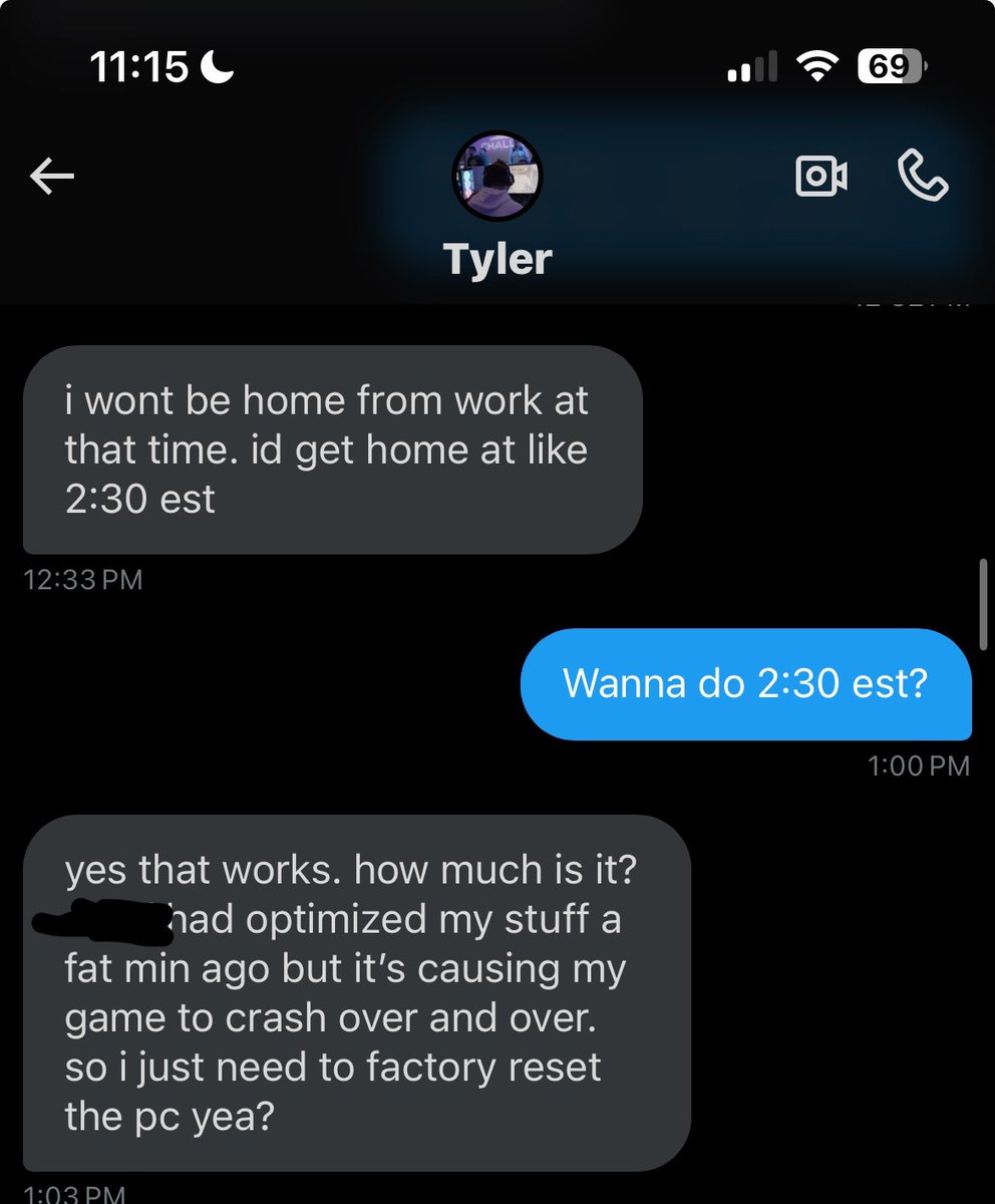Went to WAR with his PC for 2 days because a previous optimizer messed up some important stuff. 

Glad we got this mans TANK of a PC fixed up and now running at what it should be at! 

Happy to help bro &lt;3
