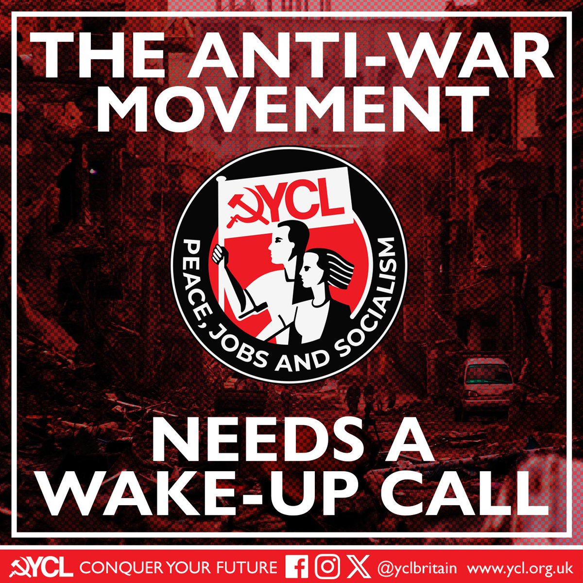 yclbritain's tweet photo. The anti-war movement needs a wake-up call.

As Al-Qaeda in Syria, Hay’at Tahrir al-Sham (HTS), terrorists backed by NATO storm the Syrian capital we are reminded of the images of a destroyed Iraq and Libya, the images of a nation destroyed by terrorism and slavery, and the failure of the anti-war movement to build an alternative to US imperialism. This failure to present an alternative to the one-sided goal of ‘toppling of a dictator’, is not a new one, it echoes the interventions in Libya and Iraq, which led to the establishment of the Islamic State and constant civil war – the constant self-destruction of national sovereignty exploited by the United States to extract raw materials and perpetuate Zionist and imperialist geo-political aims across the world.

As left-wing organisations once again link arms with Western governments in congratulating the achievement of United States foreign policy aims, the anti-war movement needs a wake-up call. 

So-called progressive forces continue to back NATO foreign policy interests in the region and fail to provide meaningful actions that oppose it. In 2012, the CIA began operation “Timber Sycamore” to train the Syrian opposition, and many of the weapons provided by the CIA ended up in the hands of HTS fighters. The British state via Conflict, Stability and Security Fund (CSSF) funded the Syrian opposition to a tune of £215 million in 13 different projects, noting in a report that these projects: “coincided with the… resurgence of Hay’at Tahrir al-Sham’s [sic], an al-Qaeda affiliated group, in Idlib”. Most of the Syrian opposition groups who are funded by the British Defence ministry remain a secret. However, it is known that the British state funded the HTS-affiliates: Harakat al-Hazm and Jaish al-Islam. 

Today is a victory for the military interests of the United States and United Kingdom, as Keir Starmer welcomes the collapse of the Bashar Al-Assad government, and by extension a victory for the imperialist interests of the current Israeli government. The anti-war movement failed to provide meaningful opposition to these Western state operations, and instead, ‘progressive’ movements have joined together with the calls of Western intelligence services for the collapse of the Assad government. The North-Eastern Kurdish region faces attacks from jihadist ethno-nationalist forces that now overrun the rest of Syria, the anti-war movement in Britain needs to re-analyse its position before a similar fate of destruction falls on the rest of the Middle East. As with Libya and Iraq, and now Syria, we cannot in 10 years’ time recognise the horror that has fallen on a country and fail to reevaluate our strategy while another country is targeted.