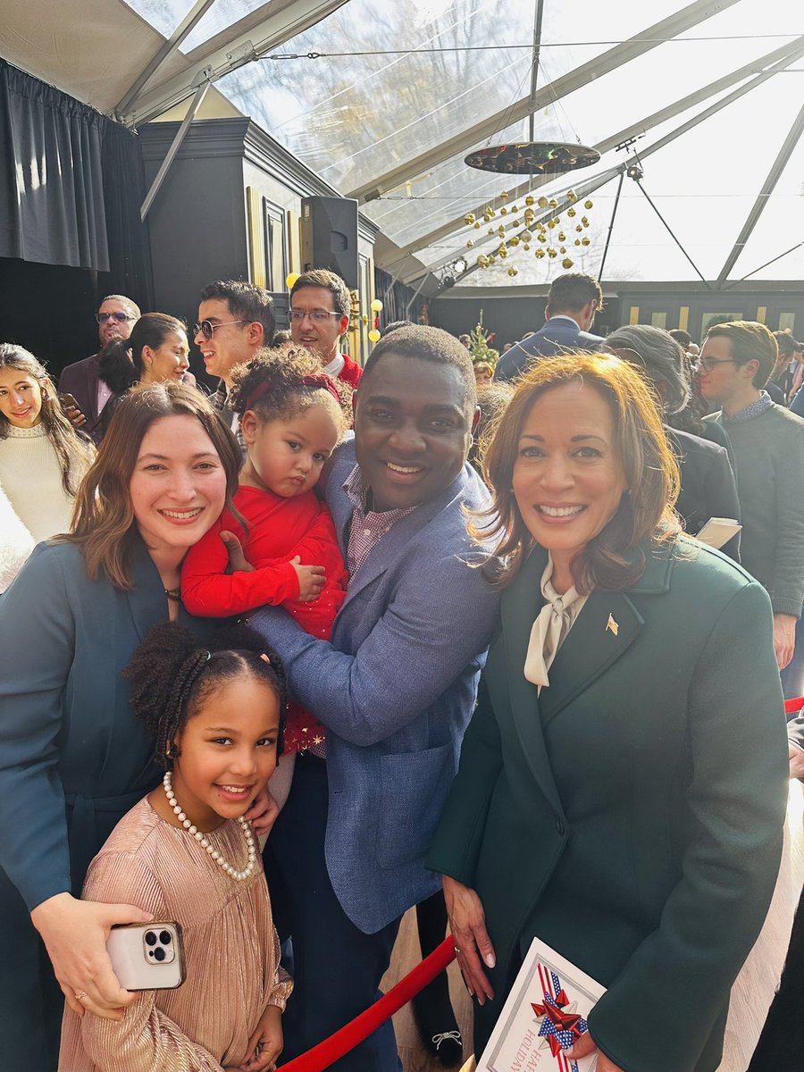 KevinEkowTaylor's tweet photo. Two victories today one for @JDMahama and lunch with the vice president of the United States of America  @KamalaHarris at her residence 🎊🙏🏿 https://t.co/Fms1CzHFK3