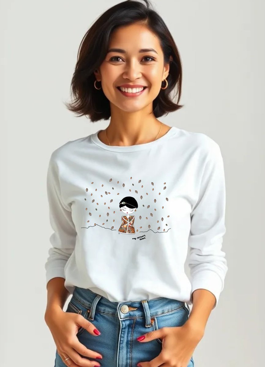 MySecretSoul_it's tweet image. 🍂 Indossa la calma dell’autunno. La t-shirt Carezza d&apos;Autunno ti invita a rallentare, riflettere e trovare bellezza nei piccoli momenti. Eleganza naturale, ogni giorno. 🌿 #CarezzadAutunno #ModaAutunno