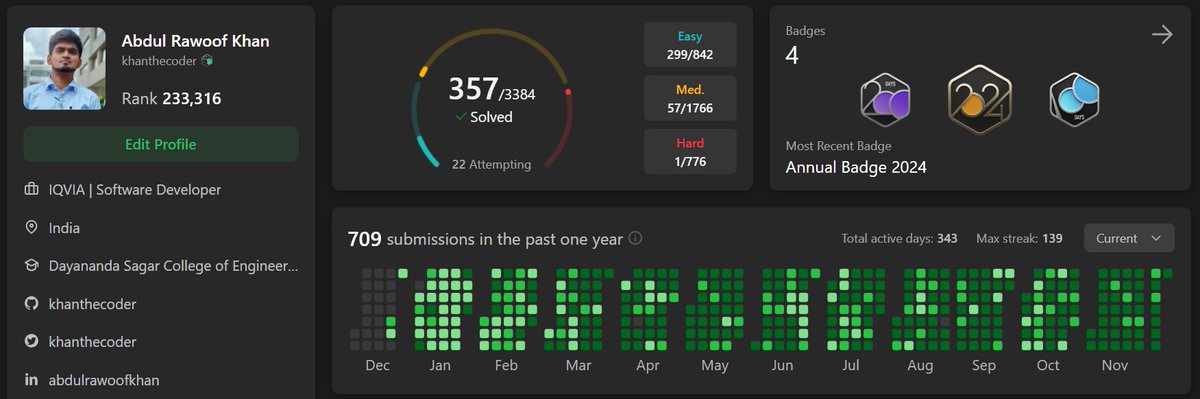 khanthecoder's tweet photo. #Day342/365 #365DaysCodingChallenge #LearnInPublic #TechTwitter #IndieHackers #BuildInPublic #100daysofcodechallenge https://t.co/QWRkBPOVzb