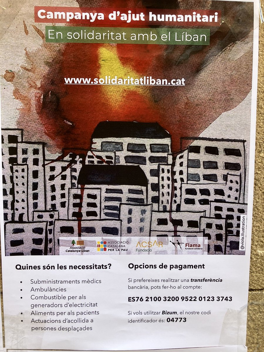 riberadelsio's tweet photo. Hi som també al Mercat de #Nadal d’#Agramunt per mostrar la nostra solidaritat amb el poble del #Liban col·labora amb la campanya engegada per @ambelliban @fundacioflama @_acpau @FundacioAcsar https://t.co/KvDglqK75A https://t.co/MEKtSVmVb7
