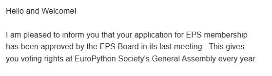 OladapoKayodeA1's tweet photo. I'm thrilled to announce that I've officially been accepted as a member of @europython. This marks a significant milestone in my journey, as I join this vibrant community of professionals dedicated to the use of Python. I look forward to learning, contributing, and growing. https://t.co/h2Xo4WCtxf