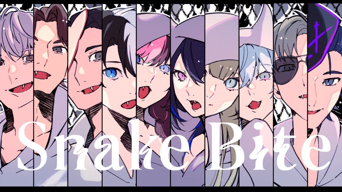 ⬜SnakeBite⬜ #VCRGT絵 #VCRGTA3