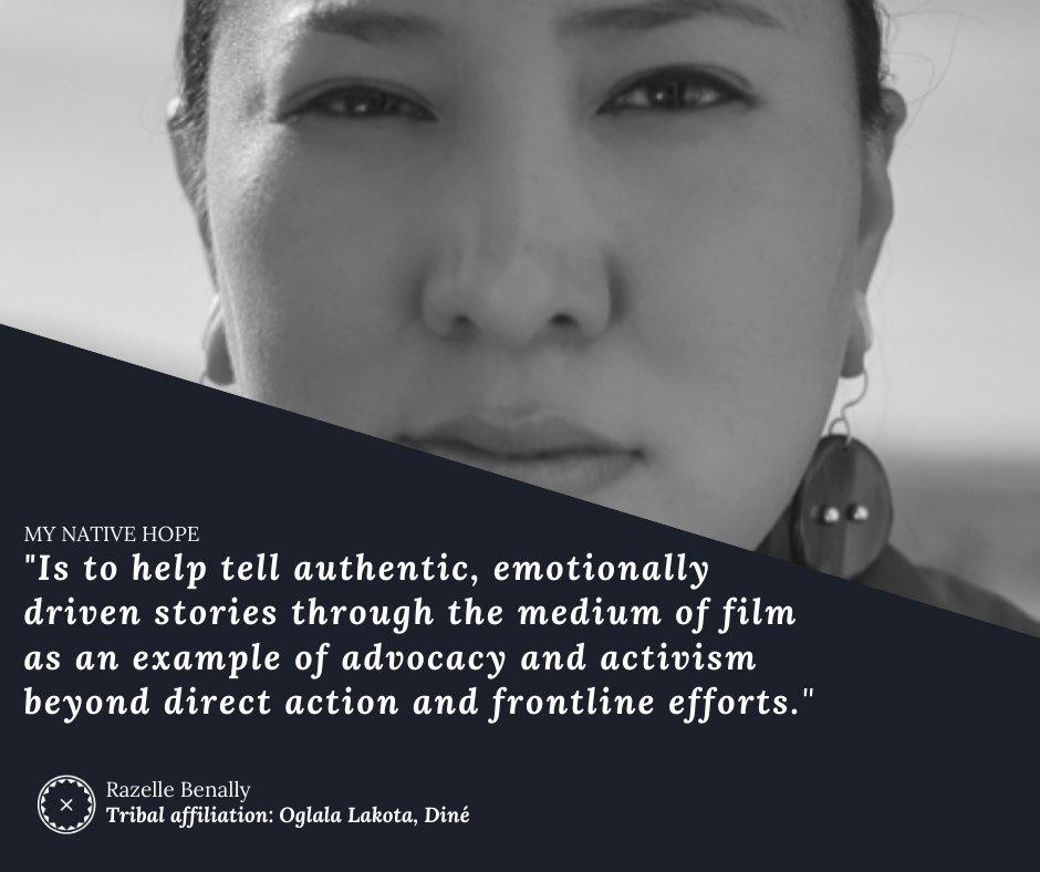 ProjNativeHope's tweet photo. Razelle, your stories are healing Indian Country, philámayaye! 
Catch more My Native Hopes here: https://t.co/4ZCuMzy73z

 #MyNativeHope #MyHope #NativeAmerican #NativeHope https://t.co/wLSCXnXRvt