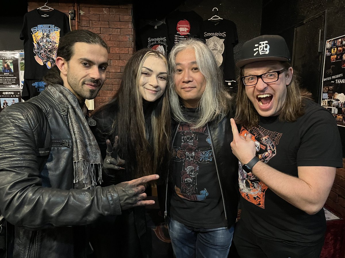 Seven Spires rocked the house last night! Great to see <a href="/Adrienne_Cowan/">Adrienne Cowan</a> and lots of friend there.