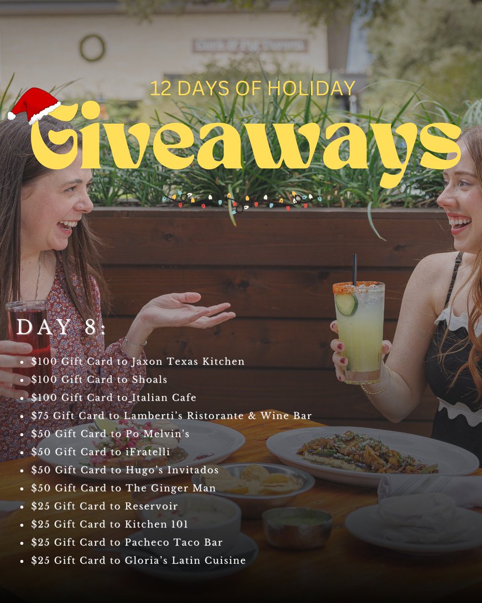 🎄12 Days of Holiday Giveaways DAY 8 🎄How to enter:  irvingtexas.com/12-days-giveaw…

#IrvingRocks #dfw #dallas #dallasvenue #dallasevents #dallasmusic #irvingtexas #texastodo #dallasgiveaway #giveaway #giveawayalert #dallasfoodie #hotellife