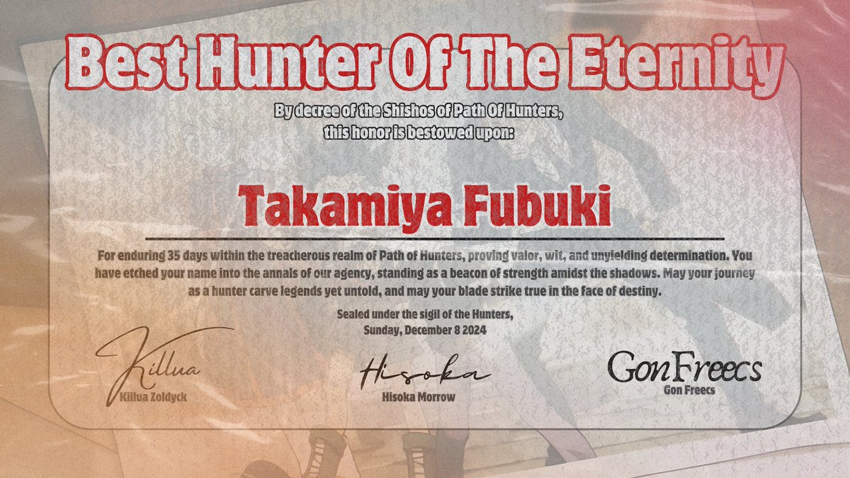 fumxya's tweet photo. makasih yah 🫶 @PathOfHunters @SubofPoH https://t.co/CYvm69qqrF