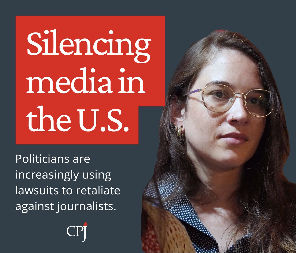 pressfreedom's tweet photo. Politicians are increasingly using lawsuits to silence critical media coverage, putting newsrooms — especially local outlets — at risk of bankruptcy. 

Learn more about the impact of legal harassment of U.S. journalists: https://t.co/gsIvjRwpRu https://t.co/aXWRgppxsP
