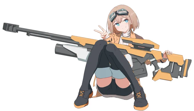 #おまえらのスナイパー見せろ下さい絵と頂き物の立体物 