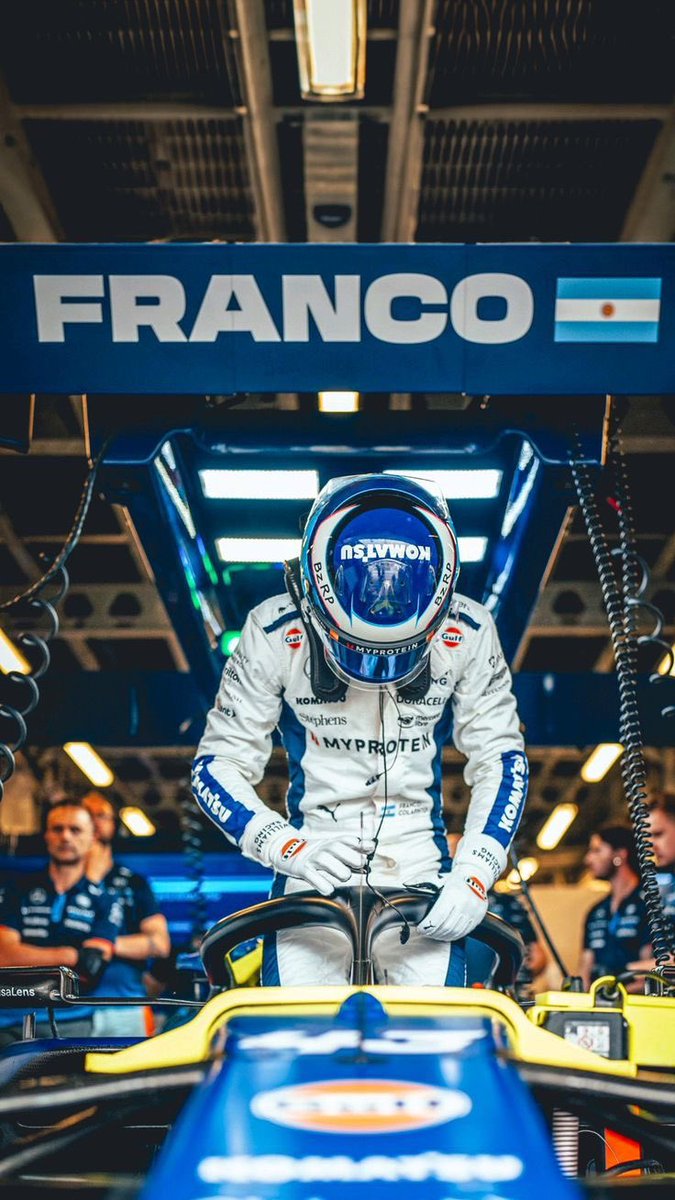 Una vez más el deporte argentino poniéndonos a todos del mismo lado.
Gracias <a href="/FranColapinto/">Franco Colapinto</a> <a href="/WilliamsF1arg/">Williams Racing Arg 🇦🇷</a>