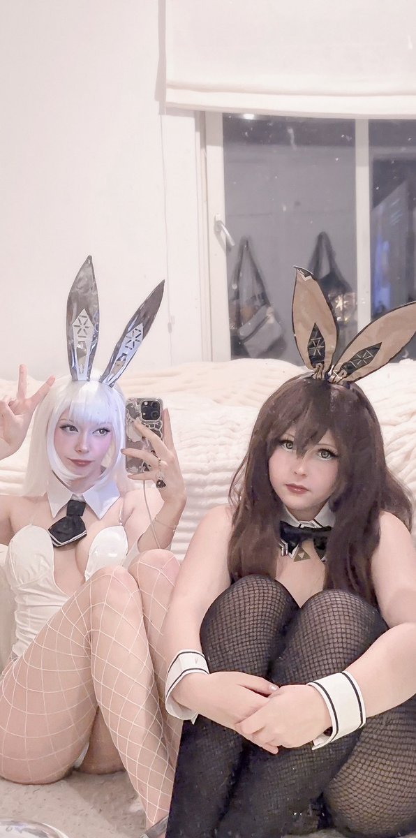 ૮꒰˶• ༝ •˶꒱ა ~♡
NIKKE Bunny Girls ♡ Blanc &amp; Noir!

Find more on my insta

.・。.・゜✭・.・✭・゜・。. ✭ 
~ ⋆ 𝜗𝜚 #cosplay #anime #manga #animegirl #model #photoshoot  #NIKKE #승리의여신
 #NIKKE1周年コスプレ #NIKKEcosplay #Blanc #noir #nikkecosplay #goddessofvictoryNIKKE