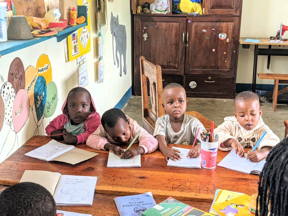 ABCs and 123s! Our children taking their first steps in education, learning the basics of reading and writing alongside their therapy. The Classroom is the happiest place for them!
