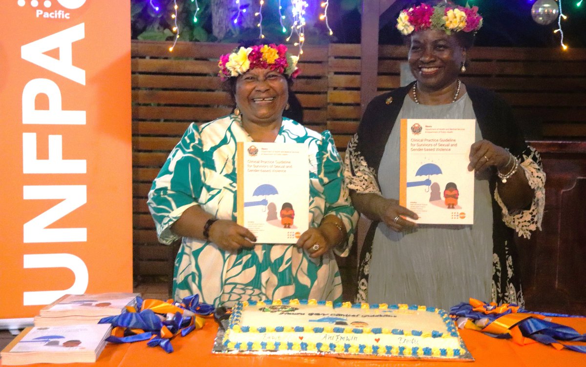 As the world observes #16Days of activism against gender-based violence, I was pleased to help <a href="/UNFPA/">UNFPA</a> and the Government of #Nauru launch guidelines for the care of survivors.

All GBV survivors deserve protection, justice and life-saving support.