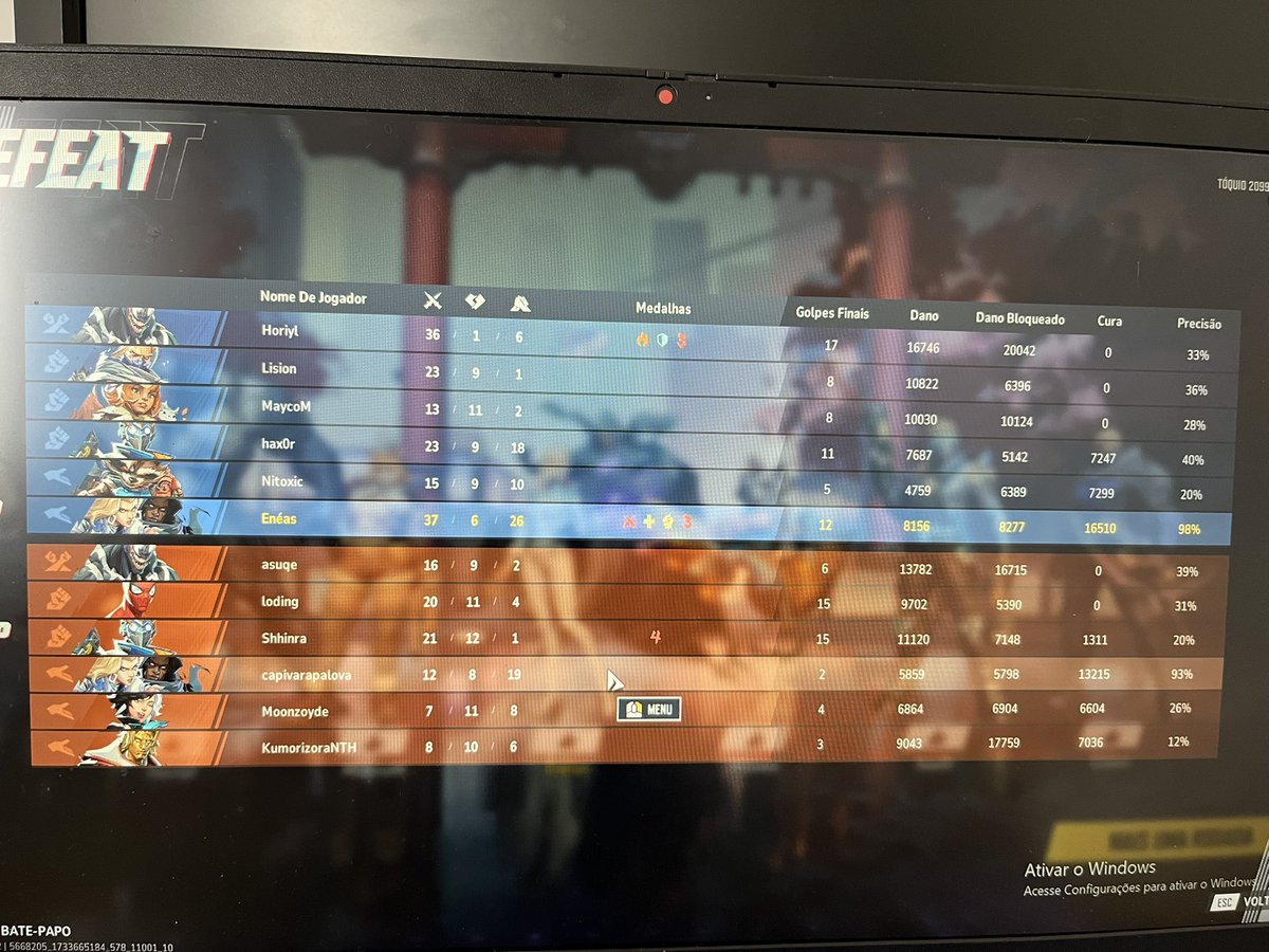 ed_henrique08's tweet photo. Eae @MarvelRivals que match making é esse?? 36/6/26 e ainda perdi esse jogo, tem como melhorar isso não??? https://t.co/Au4LjqivdU