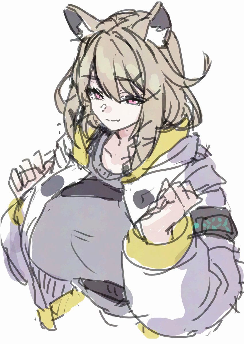 ウタゲ(アークナイツ) 「タゲ 」|ゆべしる@日曜 東C-56bのイラスト