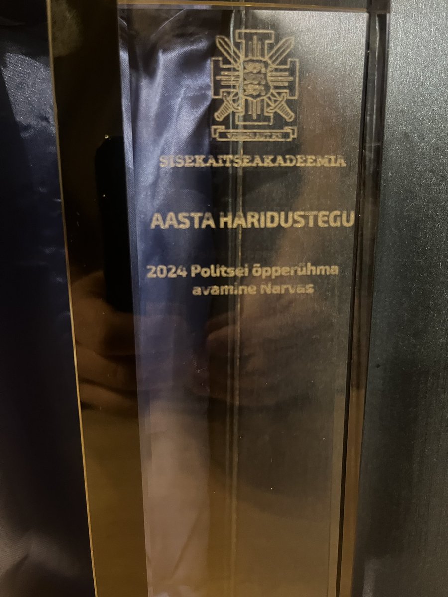 Septembris avasime Narva õppehoones politsei õpperühma ja sellest ideest ning teostusest sai Sisekaitseakadeemia aasta haridustegu👍 #politseijapiirivalvekolledž #politsei