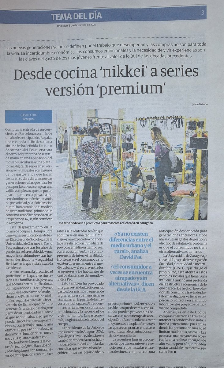 #sociologiadelconsumo
#MIM
<a href="/fecem_unizar/">Facultad de Economía y Empresa</a> 
#consumo
<a href="/GI_S_I_C/">Sociedad, Creatividad e Incertidumbre</a> 
<a href="/UccUnizar/">UCC unizar</a> 
<a href="/Iedis_unizar/">IEDIS_unizar</a> 

Cambios en los hábitos de consumo y en la identidad de los individuos
#generaciones 
<a href="/periodicoaragon/">El Periódico de Aragón</a>