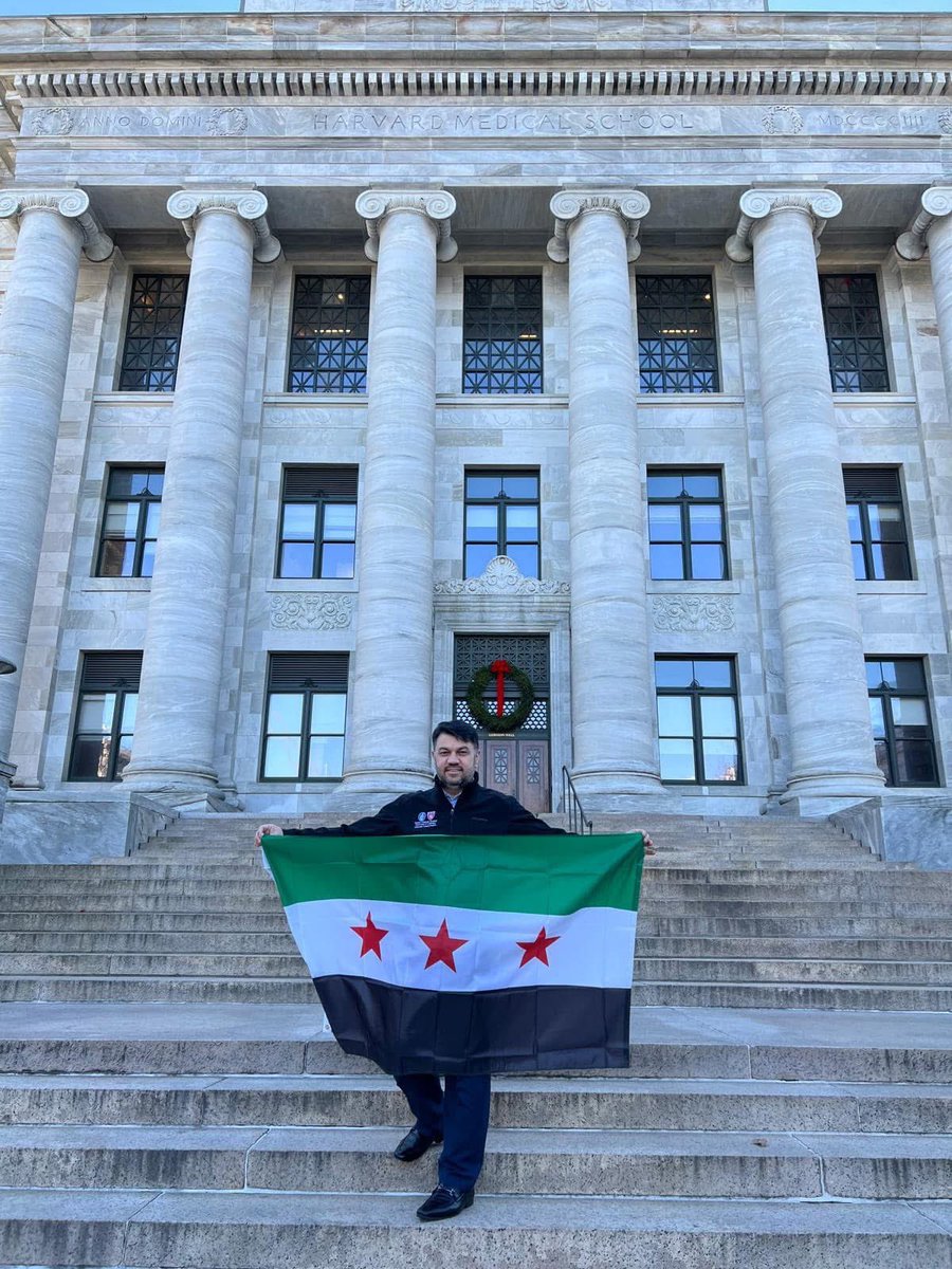 اخي الغالي ودكتورنا
شكرا لك من قلب كل سوري 
فضلك في كتابة  هذا النصر  وتخلص الشام من الاستبداد لسنوات 
لن تنساه لك سوريا …
لم تيأس عندما يأسنا
وقلت لي دائما سوريا ستتحرر 
واليوم تحررت
مبروك اخي 
مبروك سوريا 
……… 
<a href="/SecureSafeUSA/">Citizens for a Secure and Safe America</a> 
#سوريا 
#ردع العدوان
#دمشق
<a href="/BGhbeis/">Dr. Bakr Ghbeis</a>