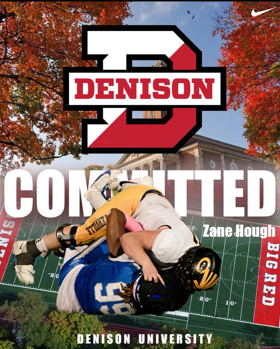 Zane hough (@zanehough71) on Twitter photo I am proud and thankful for the opportunity to commit to <a href="/DUFootball/">Denison Football</a>. Thank you to everyone involved with shaping me as a person and player. <a href="/coachhatem/">Jack Hatem</a> <a href="/coachbutler1960/">Mark Butler</a> <a href="/chselksfootball/">Centerville Football</a> <a href="/DenisonSports/">denisonsports</a> <a href="/coachjo51/">Jovon Johnson</a> I am proud and thankful for the opportunity to commit to <a href="/DUFootball/">Denison Football</a>. Thank you to everyone involved with shaping me as a person and player. <a href="/coachhatem/">Jack Hatem</a> <a href="/coachbutler1960/">Mark Butler</a> <a href="/chselksfootball/">Centerville Football</a> <a href="/DenisonSports/">denisonsports</a> <a href="/coachjo51/">Jovon Johnson</a>