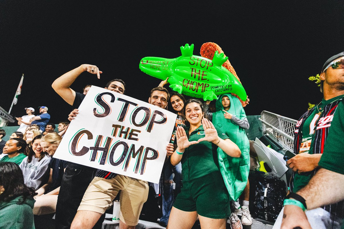 CanesBaseball's tweet photo. 👏 BEST 👏 IN 👏 THE 👏 COUNTRY 👏

Support @UM_Category5 for the Live Más Student Section of the Year!

🗳️: https://t.co/YJ3W4qs484 https://t.co/ML1vXBpY6q