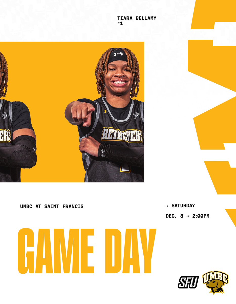 UMBCwbb's tweet photo. Business trip 💼
Lock in, it’s game day 😤

🆚 St. Francis (PA)
⏰ 2:00 PM
📺 NEC Front Row
📍DeGol Arena 

#hoophearthustle https://t.co/Lrp9DfJymQ