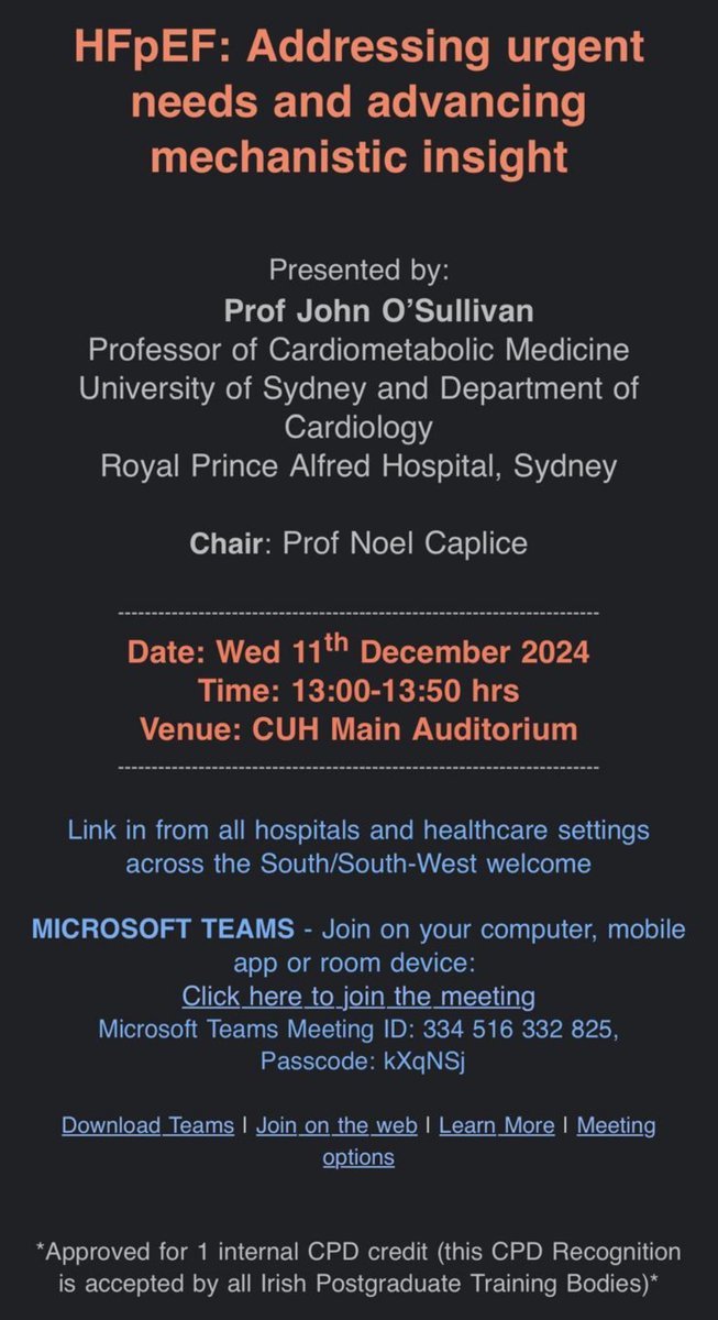 John O'Sullivan (@realjosullivan) on Twitter photo Really looking forward to present Grand Rounds at my alma mater in <a href="/CUH_Cork/">Cork University Hospitals</a> <a href="/UCC/">UCC Ireland</a> <a href="/Sydney_Uni/">University of Sydney</a> <a href="/syd_health/">Sydney Health</a> <a href="/CardiologySyd/">Central Syd Cardio</a> <a href="/CPC_usyd/">Charles Perkins Centre</a> Really looking forward to present Grand Rounds at my alma mater in <a href="/CUH_Cork/">Cork University Hospitals</a> <a href="/UCC/">UCC Ireland</a> <a href="/Sydney_Uni/">University of Sydney</a> <a href="/syd_health/">Sydney Health</a> <a href="/CardiologySyd/">Central Syd Cardio</a> <a href="/CPC_usyd/">Charles Perkins Centre</a>