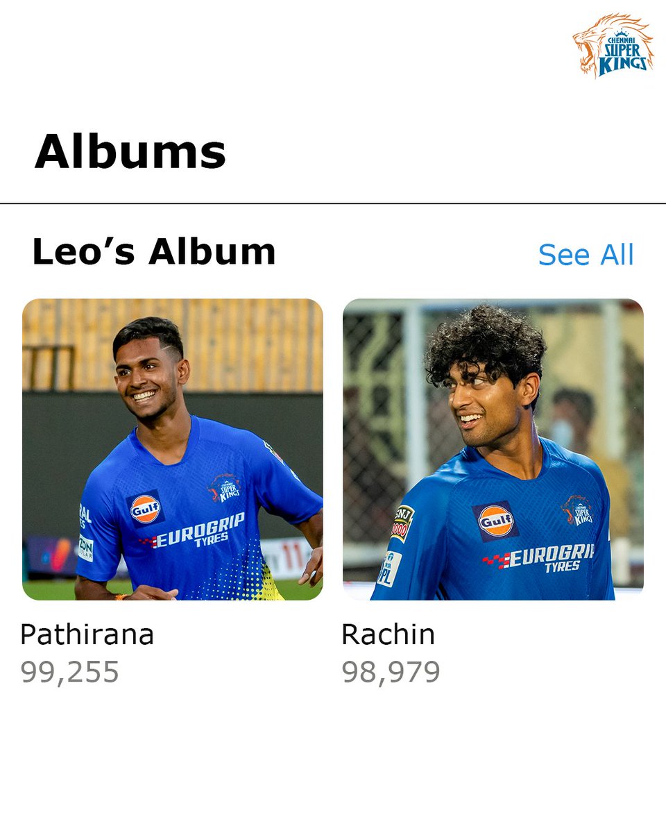 ChennaiIPL's tweet photo. Adding more storage to the pride’s album and memories 🤳😉💛

#WhistlePodu #Yellove 🦁💛 https://t.co/OqpeVVlBv5