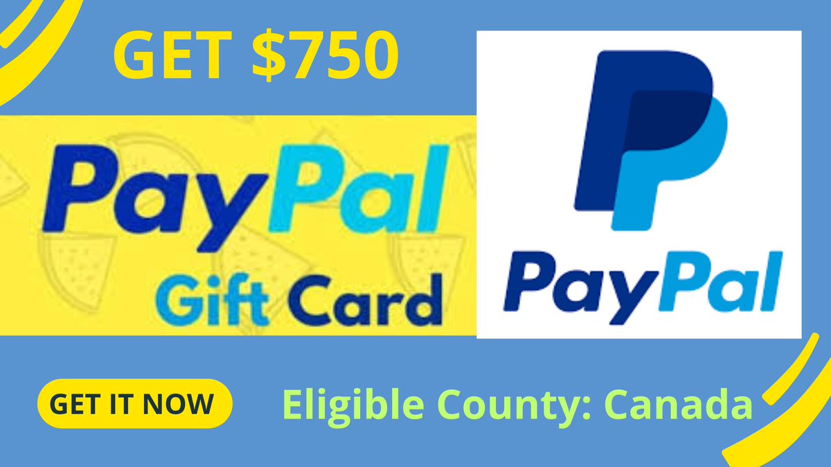 JoyceCasti78336's tweet photo. Who wants $750 PayPal Gift Cards ?

It’s yours FREE.
Submit your Email
Link: https://t.co/zEZihh0X2o

#paypal #giftcard #giveaway #paypalgiftcard #paypalcash  #paypalgiftcard #freepaypalgiftcard #winpaypalgiftcard #UFC310 #VancouverTSTheErasTour #sundayvibes #sundayvibes #MUNNFO https://t.co/d5KQTSNset
