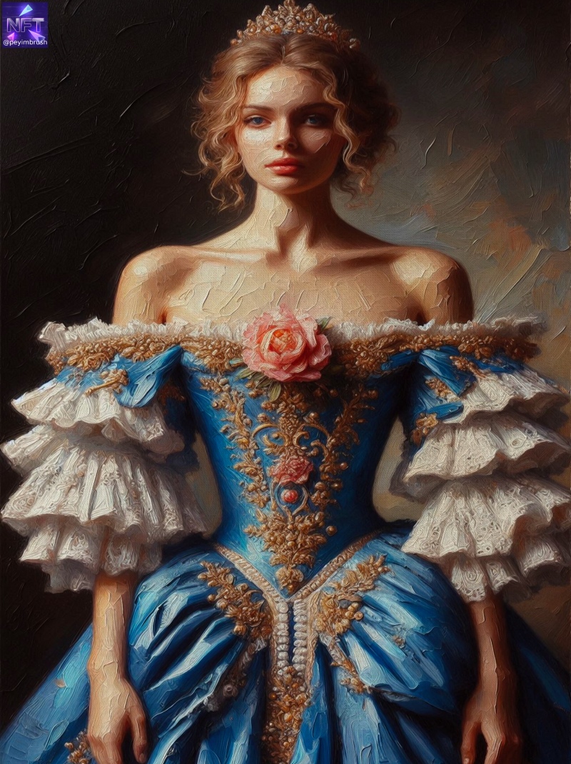 PeYimBrush's tweet photo. 🖼️Diversify your assets with our 1/1 classical western inspired art NFT, protect your wealth now!💼
"Twilight Elegance"   
only 1 available   
0.29 $eth 
🔗link= https://t.co/HaUHMfMz4E 👈

#NFTCollector #cryptoart #nftart #lady #nftcommunity #nftfam #nft_shill #DigitalArt https://t.co/XD7mwAxF2Z