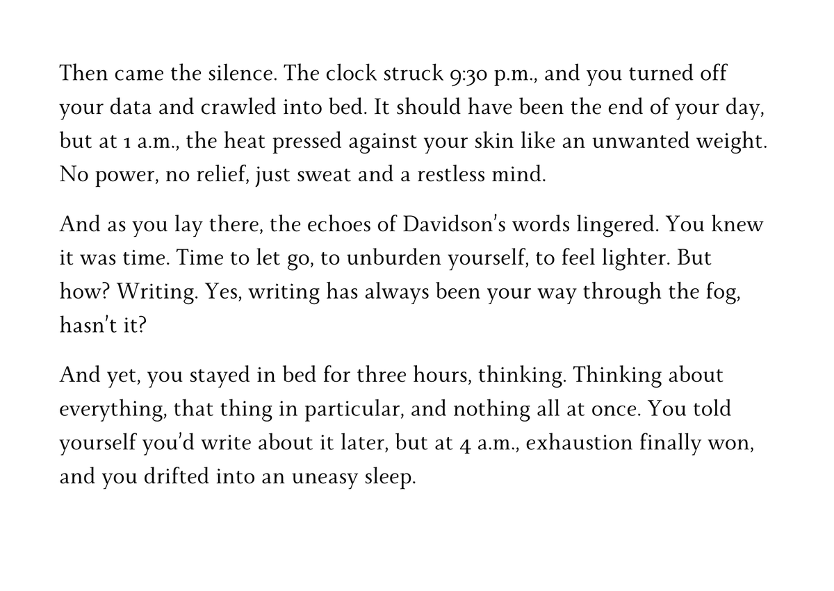 latoria_ria's tweet photo. Writing has always been my therapy. Today, it’s my way of saying goodbye.
#Day8 #31DaysChallenge #HeartfeltMessages #NewBeginnings #WritingChallenge2024 #DecemberVibes #LaunchJourney #CardsForAllOccasions
#Latoria https://t.co/hyFd7kfCnA