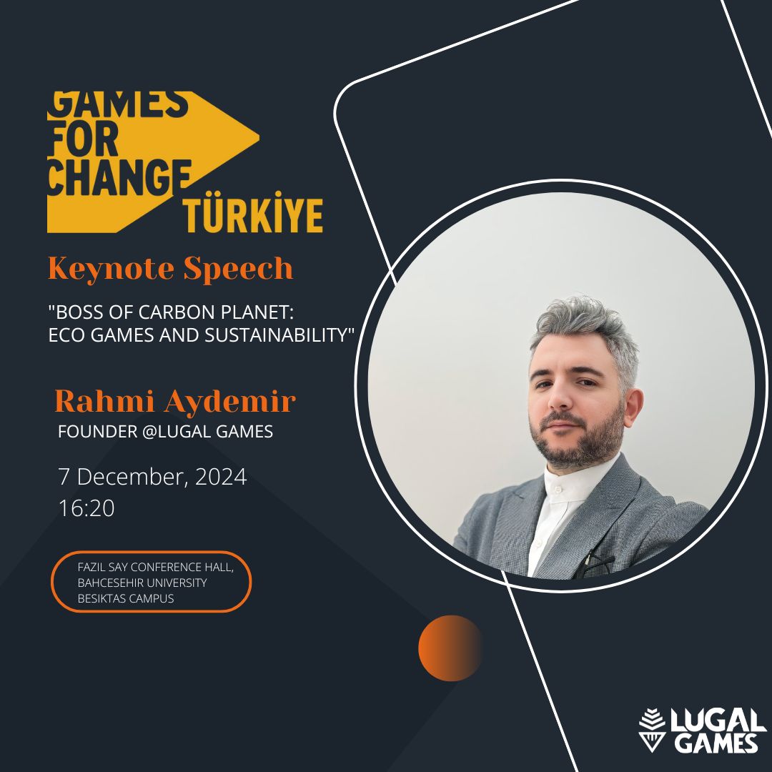We are happy to be a supporter of Games For Change Türkiye event! Our studio, which works to strengthen the role of games in taking on social problems, will continue to contribute to the game world with social responsibility and sustainability awareness. 

#gamesforchange