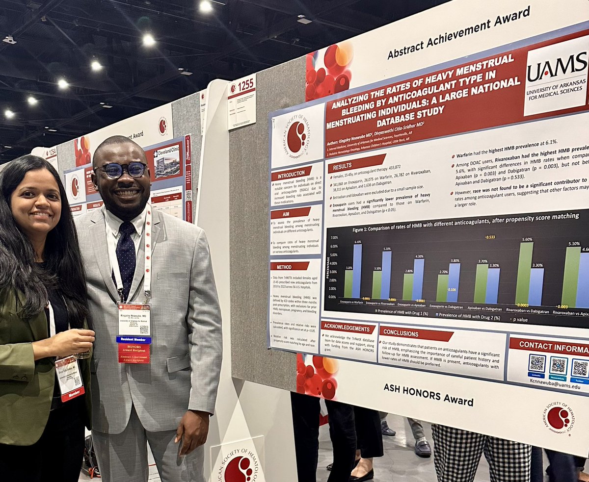 Two awards, one amazing mentee! Congratulations to Dr. Nnawuba <a href="/OgaKingsley/">Kingsley Nnawuba MD</a> for earning the ASH Honors Award and Abstract Achievement Award. #ProudMentor #ASH24