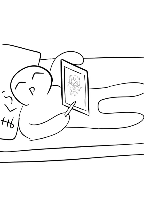 お絵描き姿勢なんてみんなこんなでしょ??
俺はこれよ 