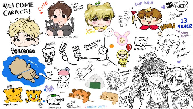 Thank you for this collab ♡ It's been fun doodling together, and I'm genuinely grateful for the time and effort you put into this! 