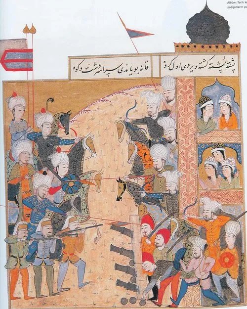eafyoncu's tweet photo. Yavuz Sultan Selim’in kapı ağası Hasan Ağa rüyasında, Peygamber Efendimizin, padişahı Haremeyn’in hizmetine davet ettiğini gördü. Rüya padişaha anlatılınca, Yavuz, musahibi Hasan Can’a “Sana demez miyiz ki biz, bir tarafa memur olmadan hareket etmemişiz” demiş ve bu rüyadan sonra Ortadoğu seferine çıkıp Suriye, Lübnan, Ürdün, Filistin ve Mısır’ı fethetmişti.

https://t.co/fLHuo24f7e